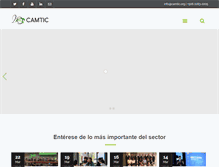 Tablet Screenshot of camtic.org